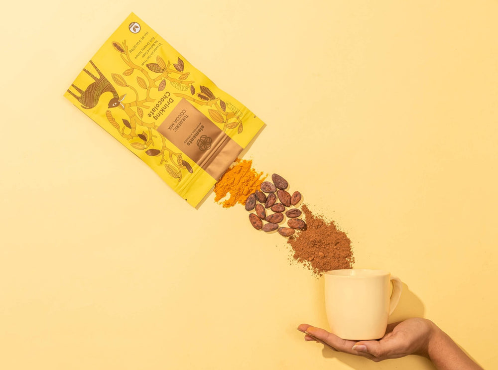 Turmeric Infused Drinking Hot Chocolate | Vegan - Echo Market
