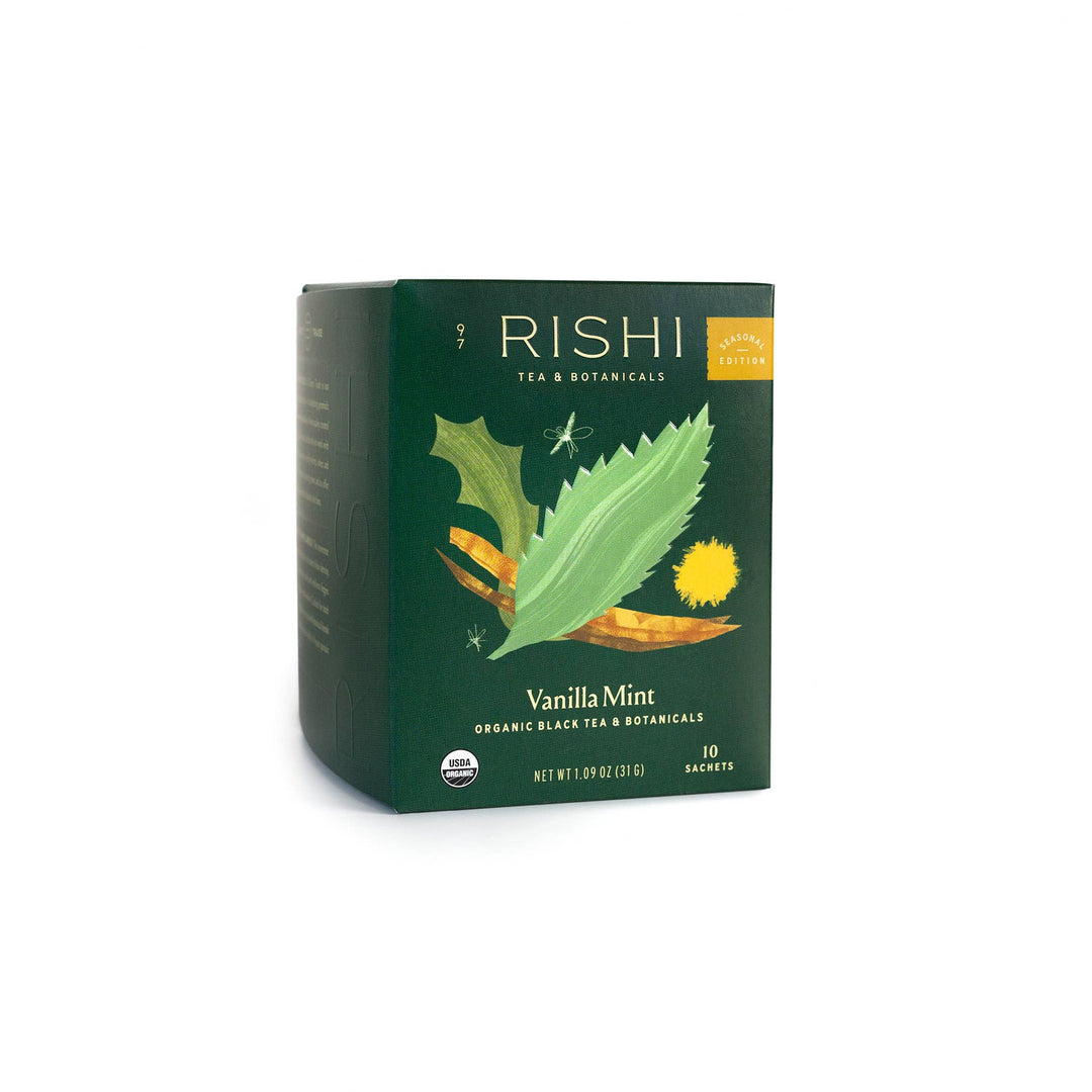 Vanilla Mint Seasonal Black Tea Blend Sachets - Echo Market