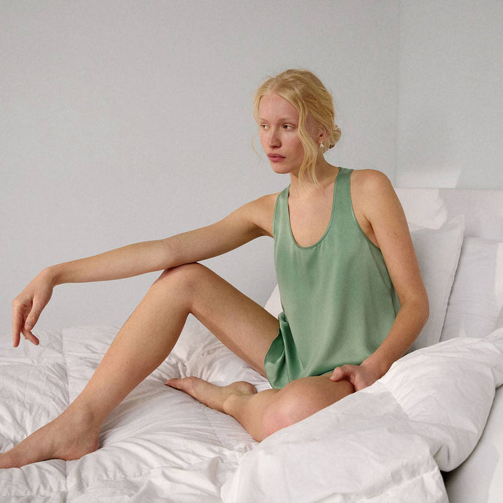 Washable Silk Tulip Back Set | Whist Jade - Echo Market