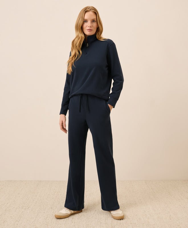 Women's CloudKnit Half Zip - Echo Market