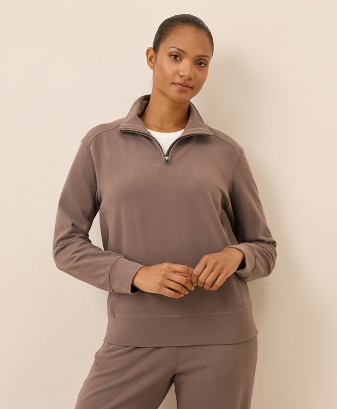 Women's CloudKnit Half Zip - Echo Market