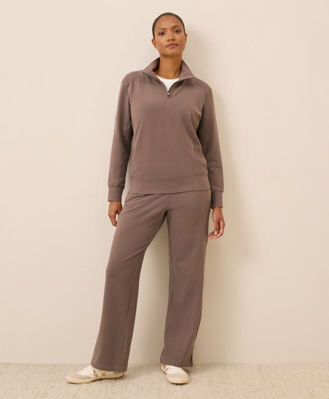Women's CloudKnit Half Zip - Echo Market