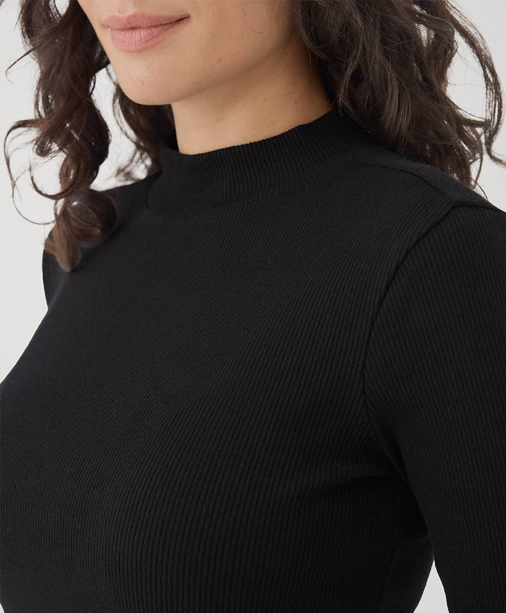 Women's Favorite Rib Mockneck Top - Echo Market