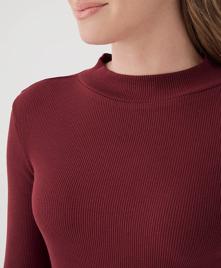 Women's Favorite Rib Mockneck Top - Echo Market