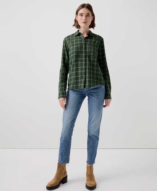 Women's Fireside Flannel Button Up Shirt - Echo Market