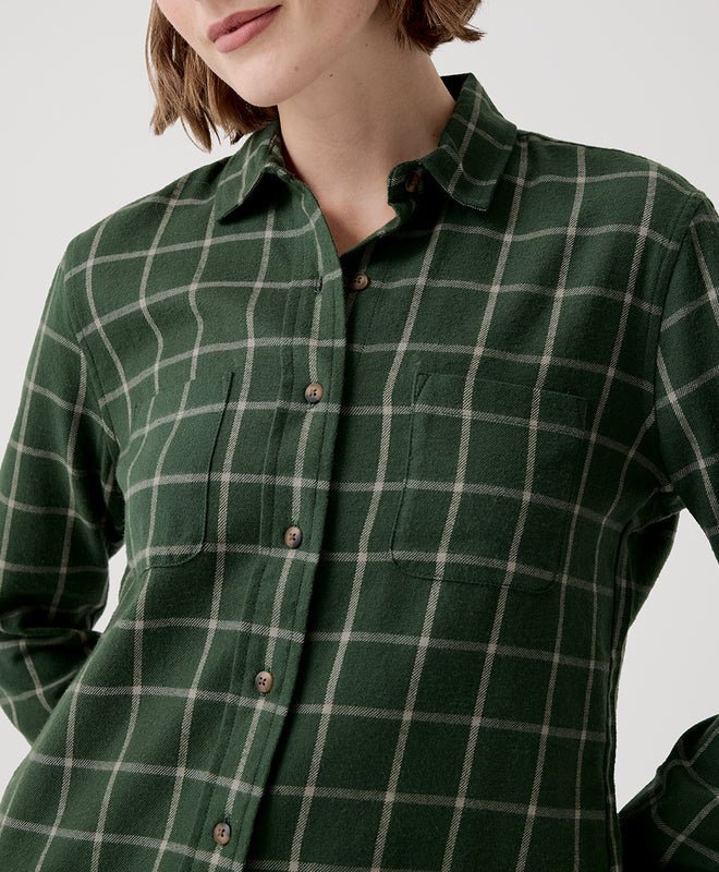 Women's Fireside Flannel Button Up Shirt - Echo Market