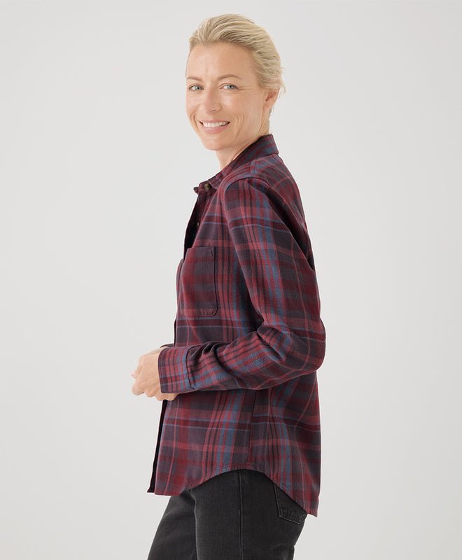Women's Fireside Flannel Button Up Shirt - Echo Market