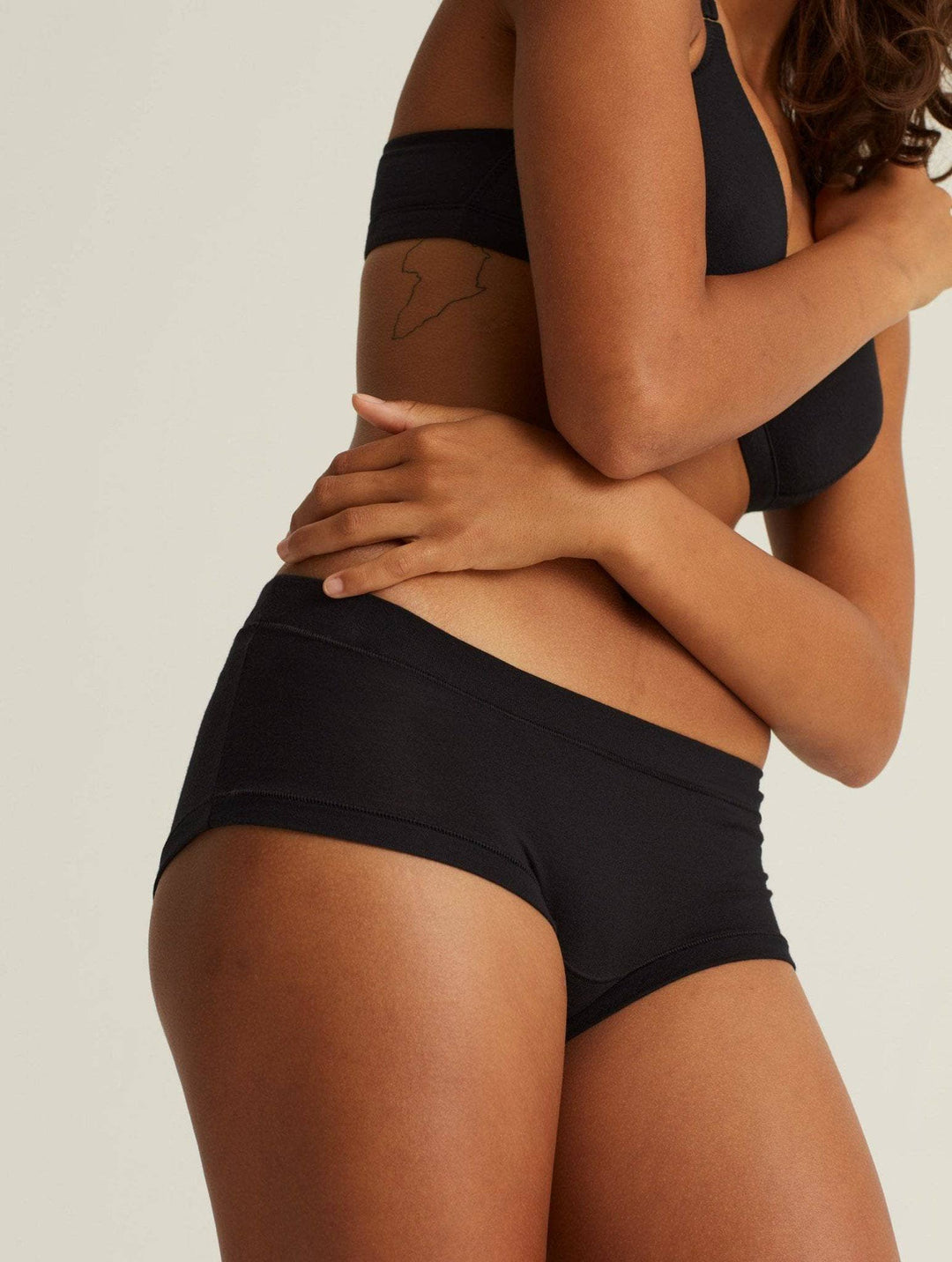 Woron-Brief Base: Modal Mid-Rise Panties - Echo Market