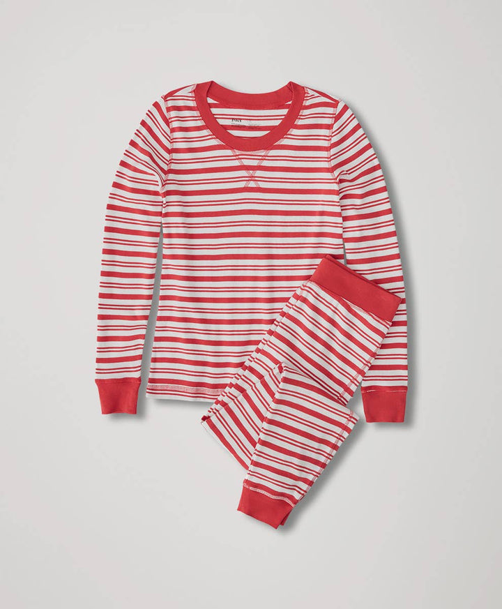 Women’s Dream Bigger Pajama Set: Vintage Candy Cane / X-Small - Echo Market