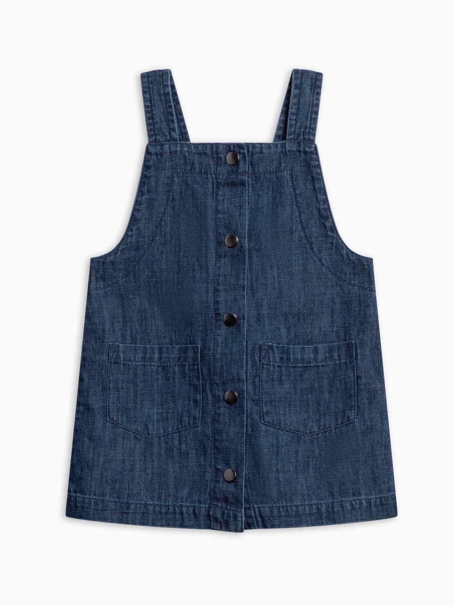 Organic Torra Chambray Jumper | Dark Chambray - Echo Market