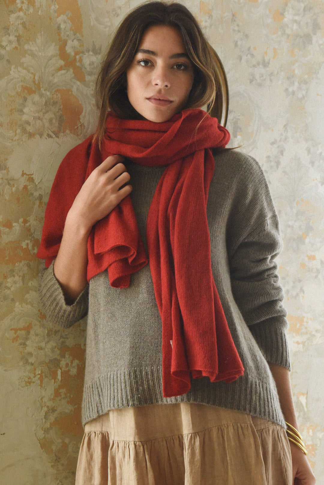 The Mathilda Cashmere Scarf
