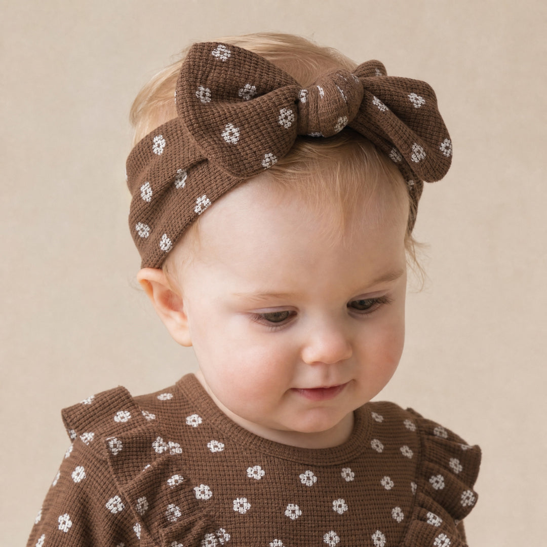 Organic Headwrap | Chestnut Bloom