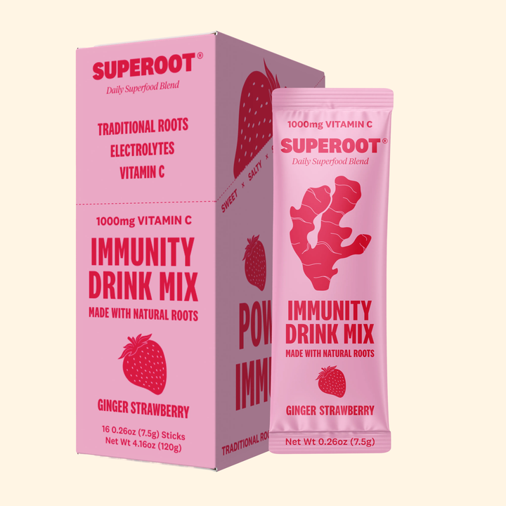 Superoot® Immunity Drink Mix | Ginger Strawberry