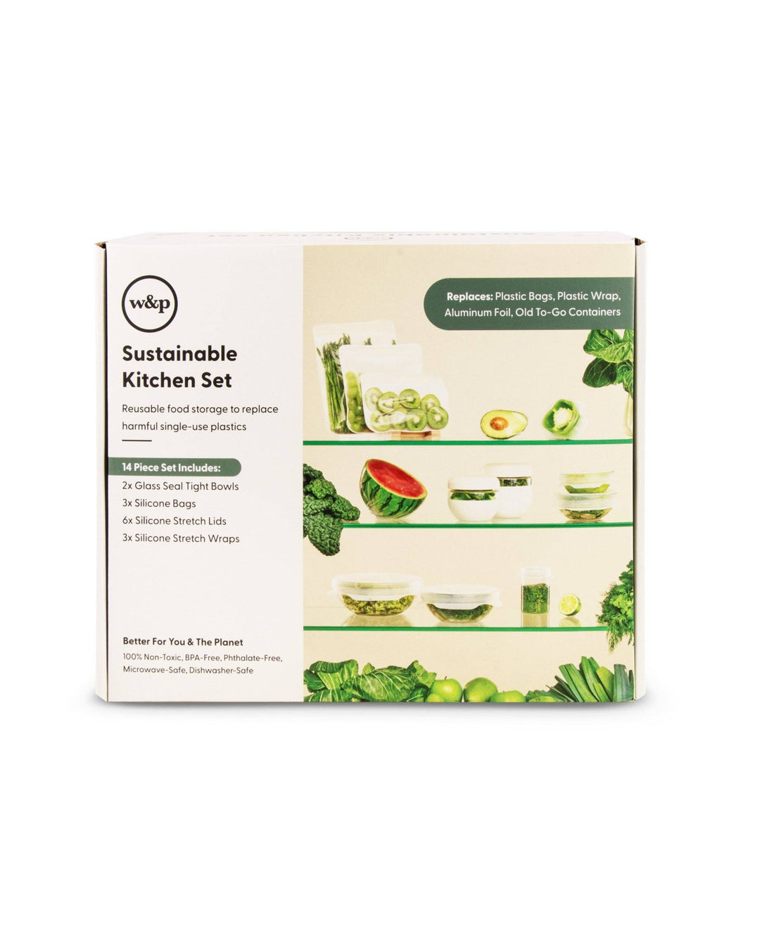 14 - Piece Sustainable Kitchen Set - Echo Market
