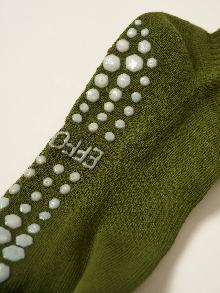 🍄 Mushroom Ruffle Grip Sock | Pilates Socks