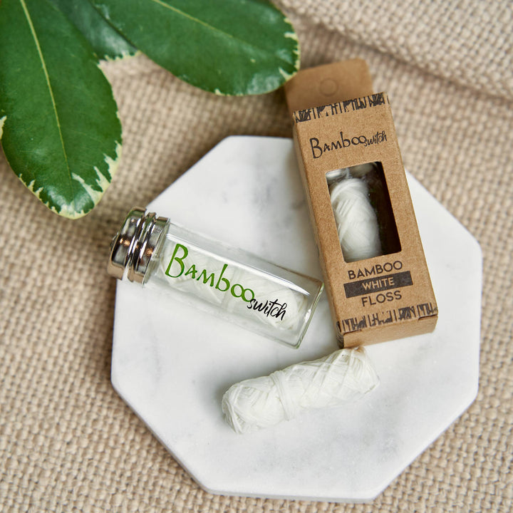 Vegan Bamboo Floss | Natural White