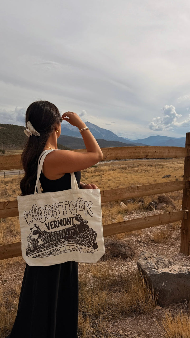 2026 Limited Edition Woodstock Organic Cotton Tote - Echo Market