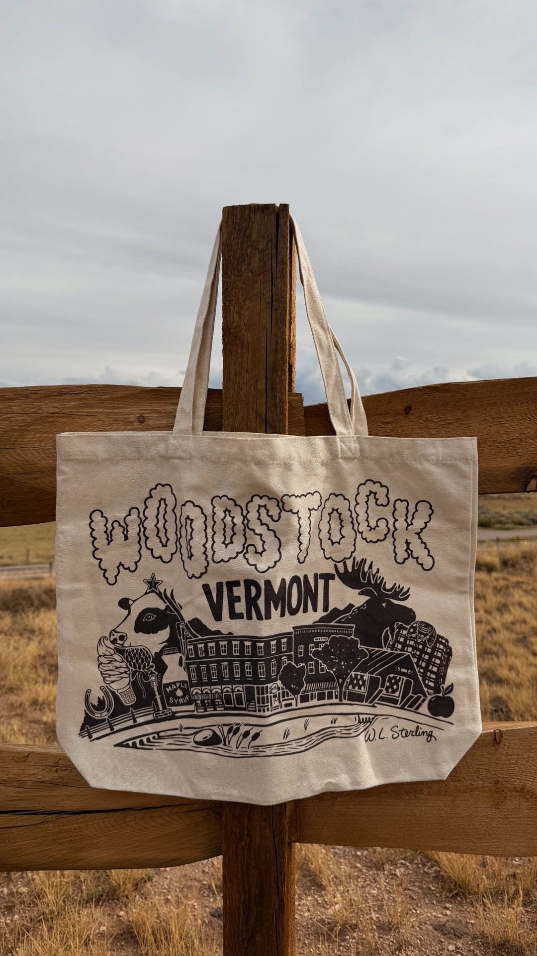 2026 Limited Edition Woodstock Organic Cotton Tote - Echo Market