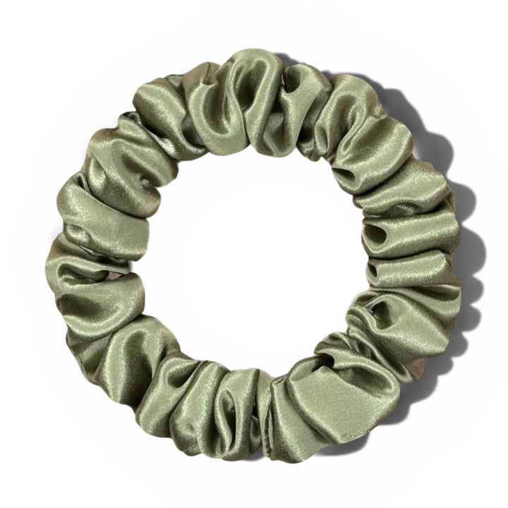 Organic Premium Silk Mini Scrunchie