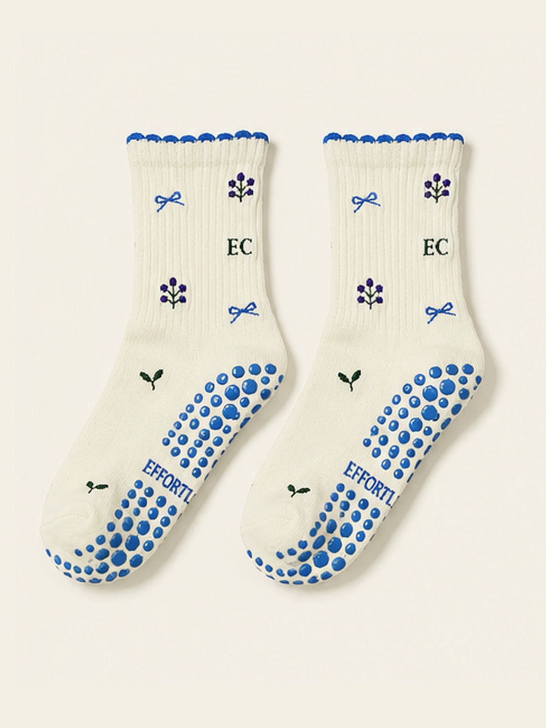 🫐 Blueberry Grip Sock | Pilates Socks
