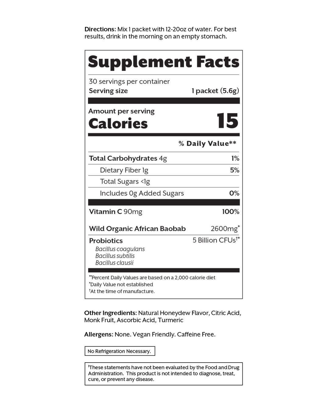 Debloat | Prebiotic + Probiotic | Summer Honeydew