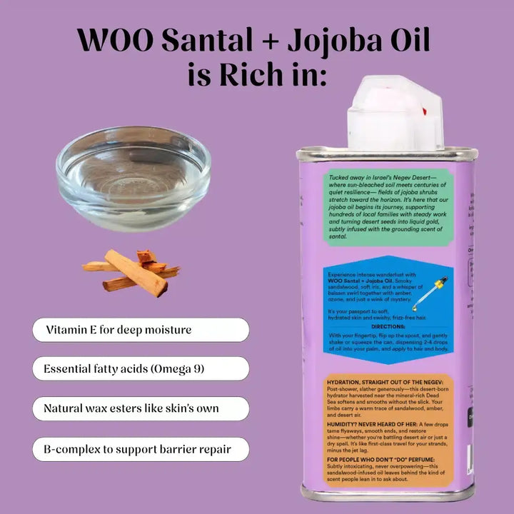 Organic Santal + Jojoba Oil