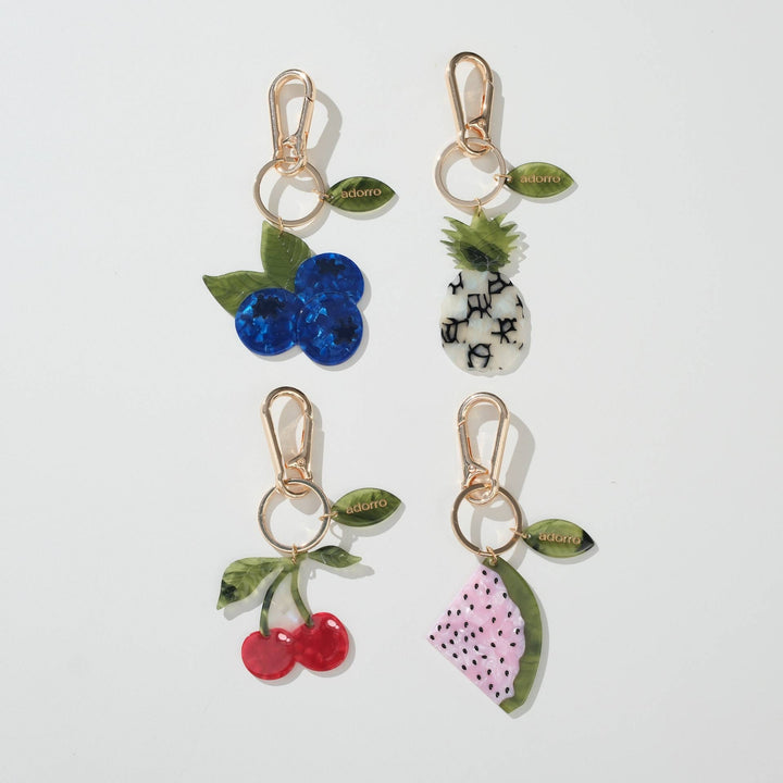 Cherry Bag Charm Keychain
