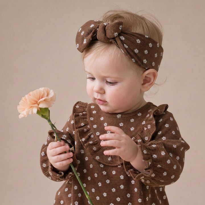 Organic Headwrap | Chestnut Bloom