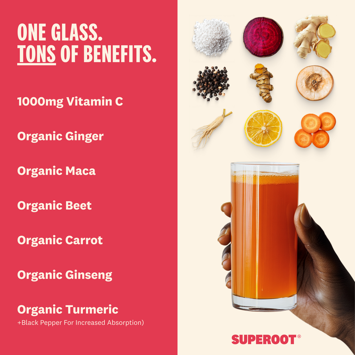Superoot® Immunity Drink Mix | Ginger Strawberry