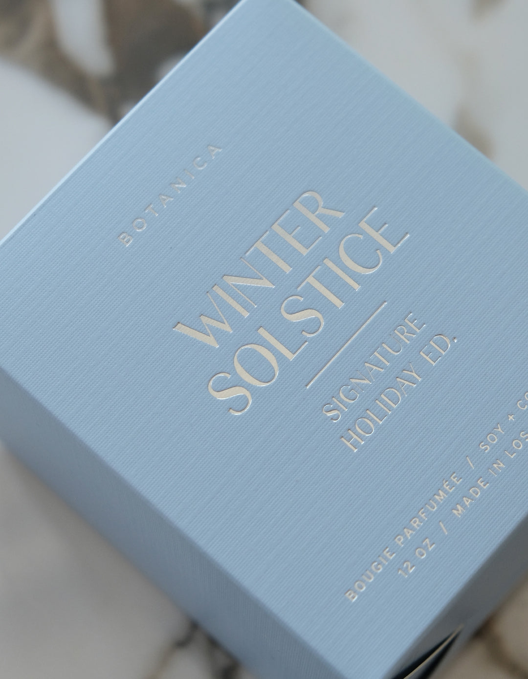 Winter Solstice Holiday Candle