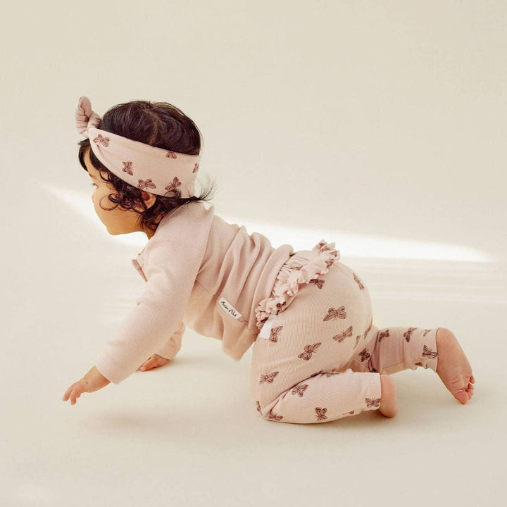 Butterfly Rib Headband | Violet