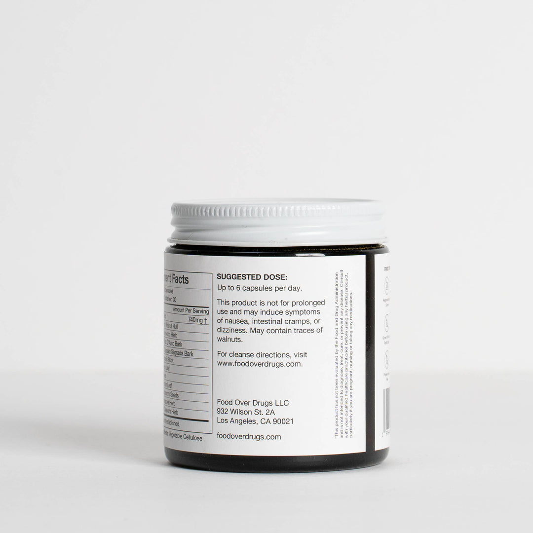 Jar with label on a white background