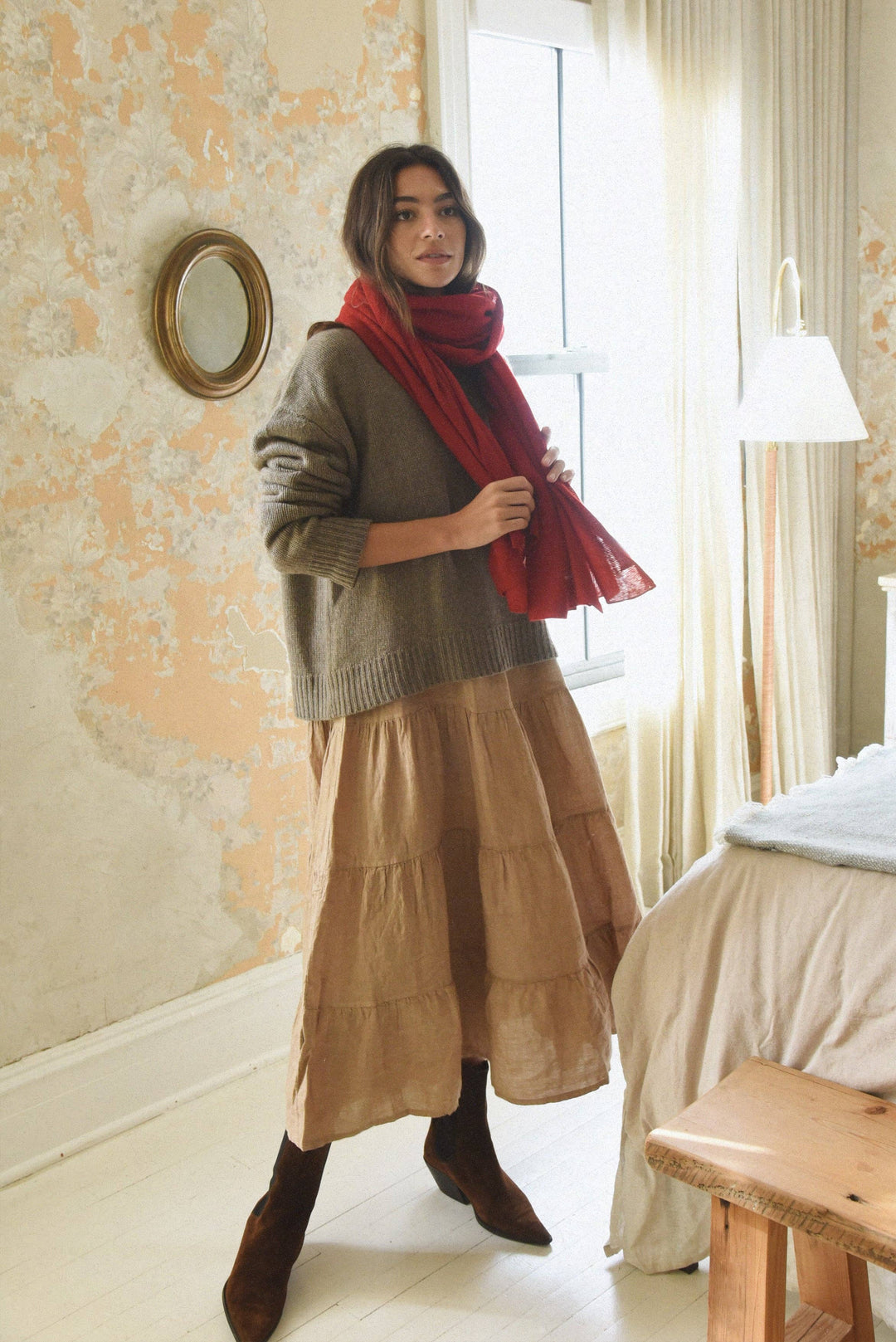 The Mathilda Cashmere Scarf