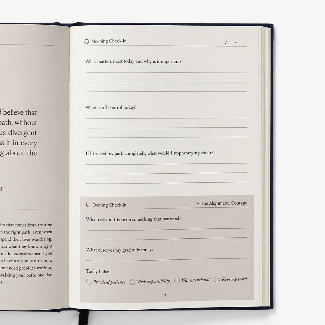 The Stoic Journal | 2-in-1 Philosophy Book &amp; Journal