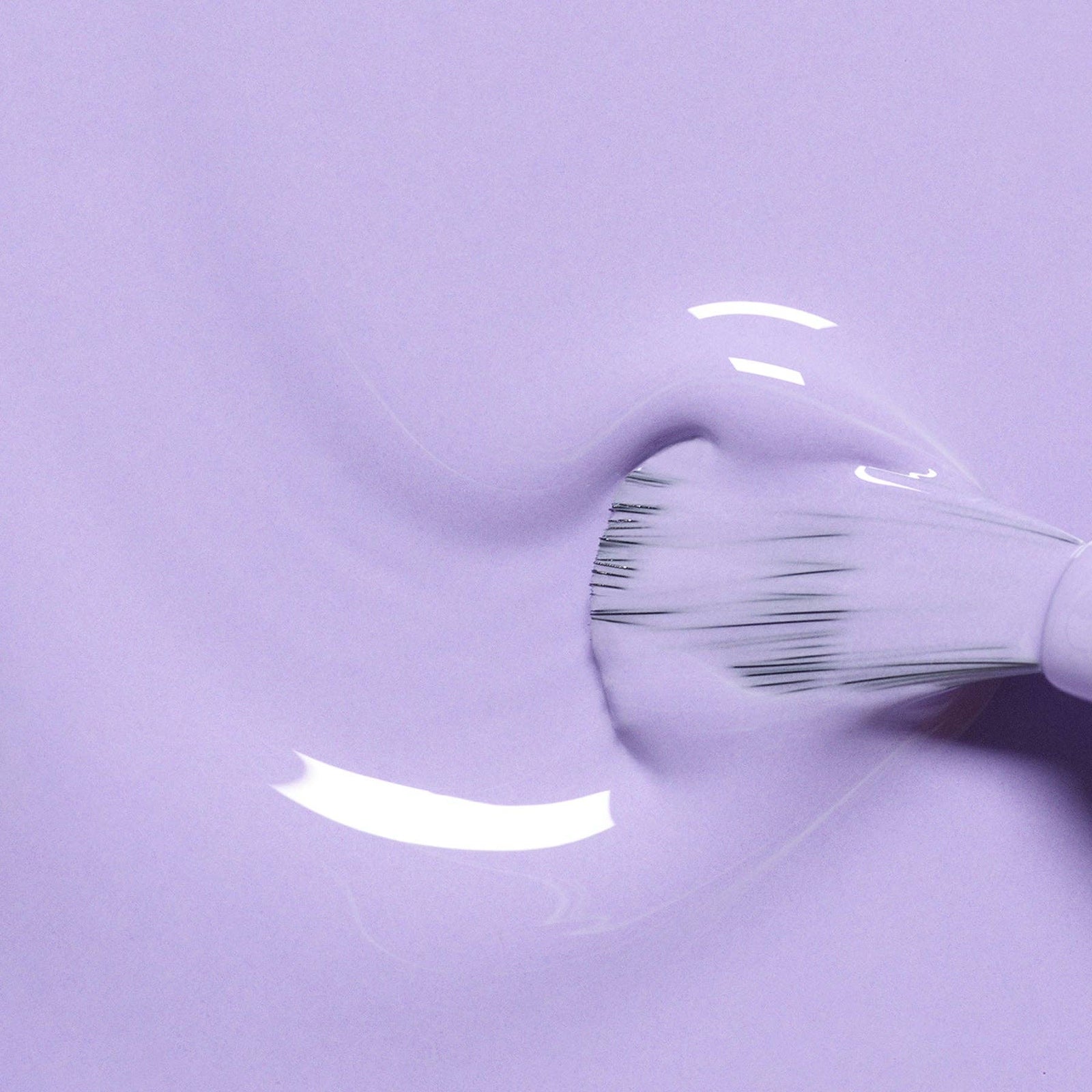 Close-up of wisteria nail polish swatch.