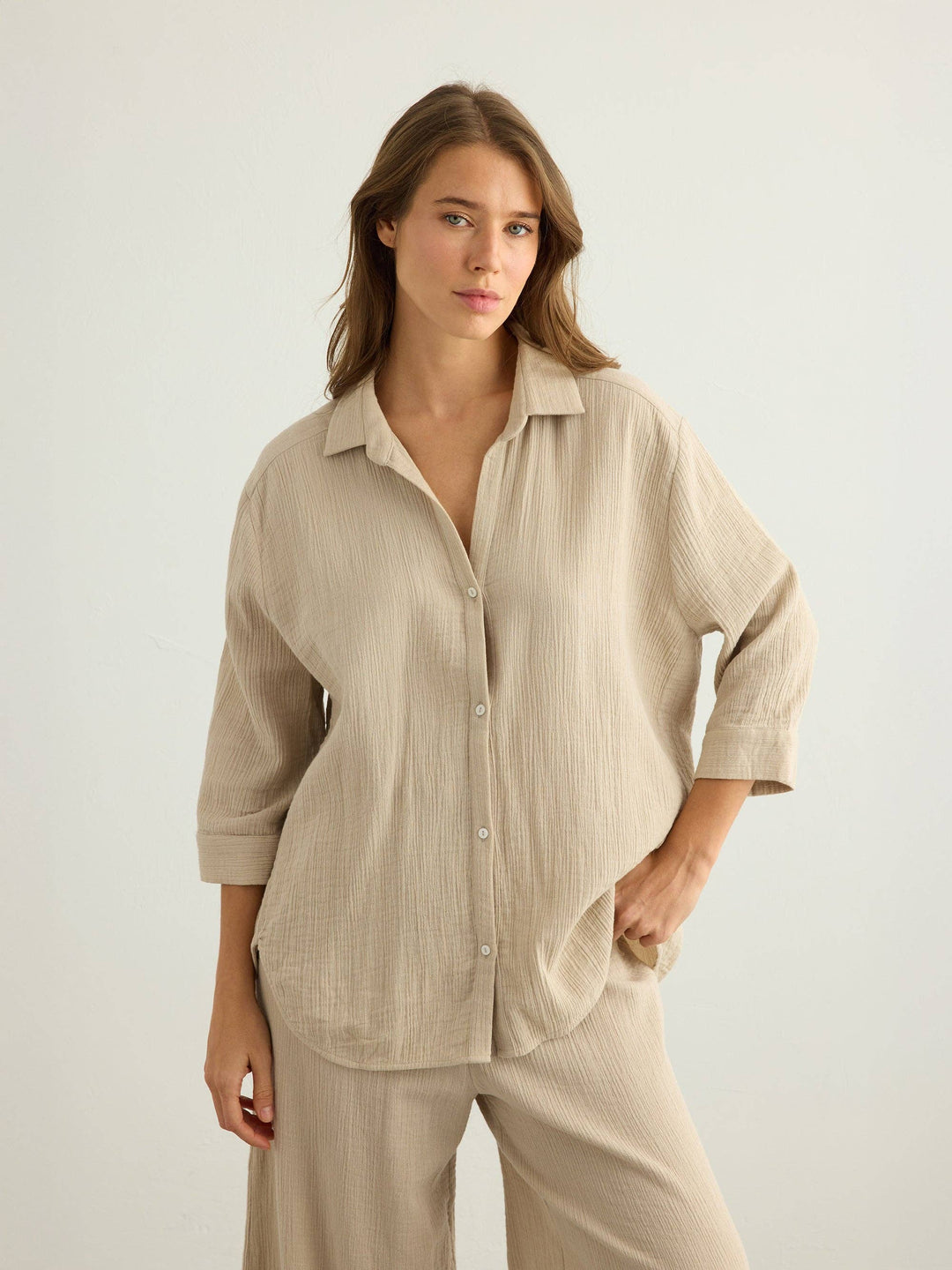 Woman wearing The Handloom&