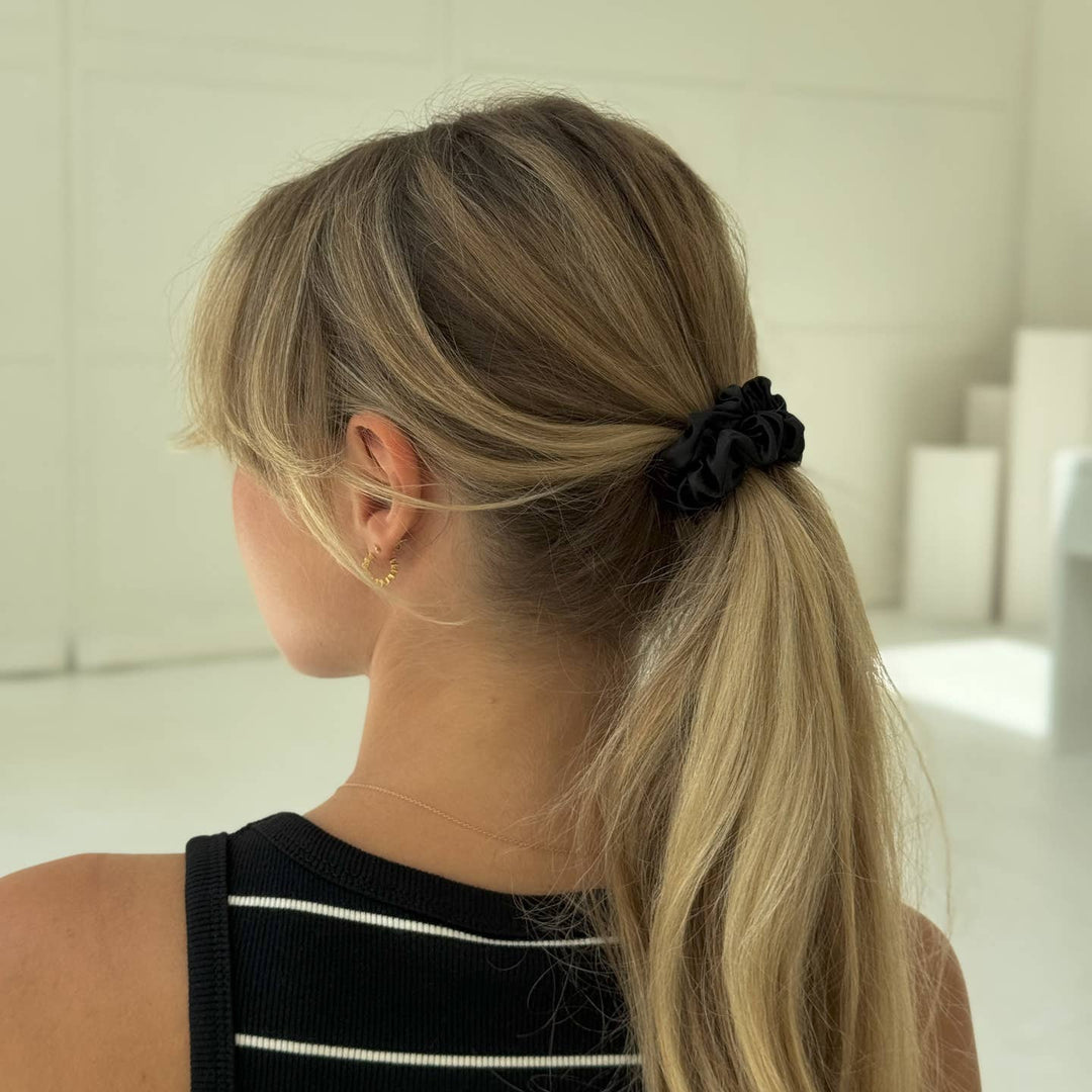 Organic Premium Silk Mini Scrunchie