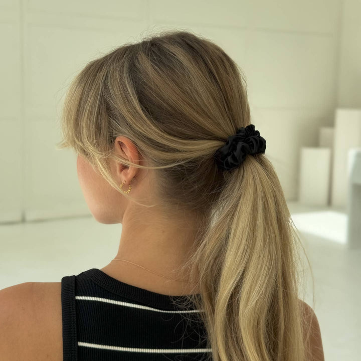 Organic Premium Silk Mini Scrunchie