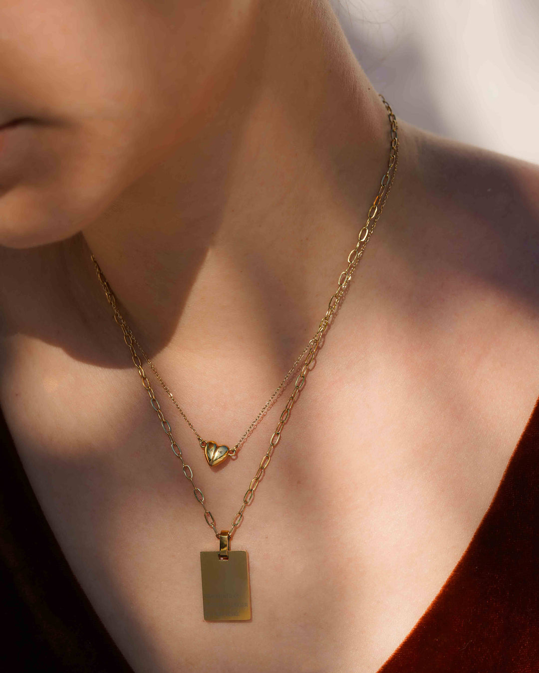 Message Medallion Necklace