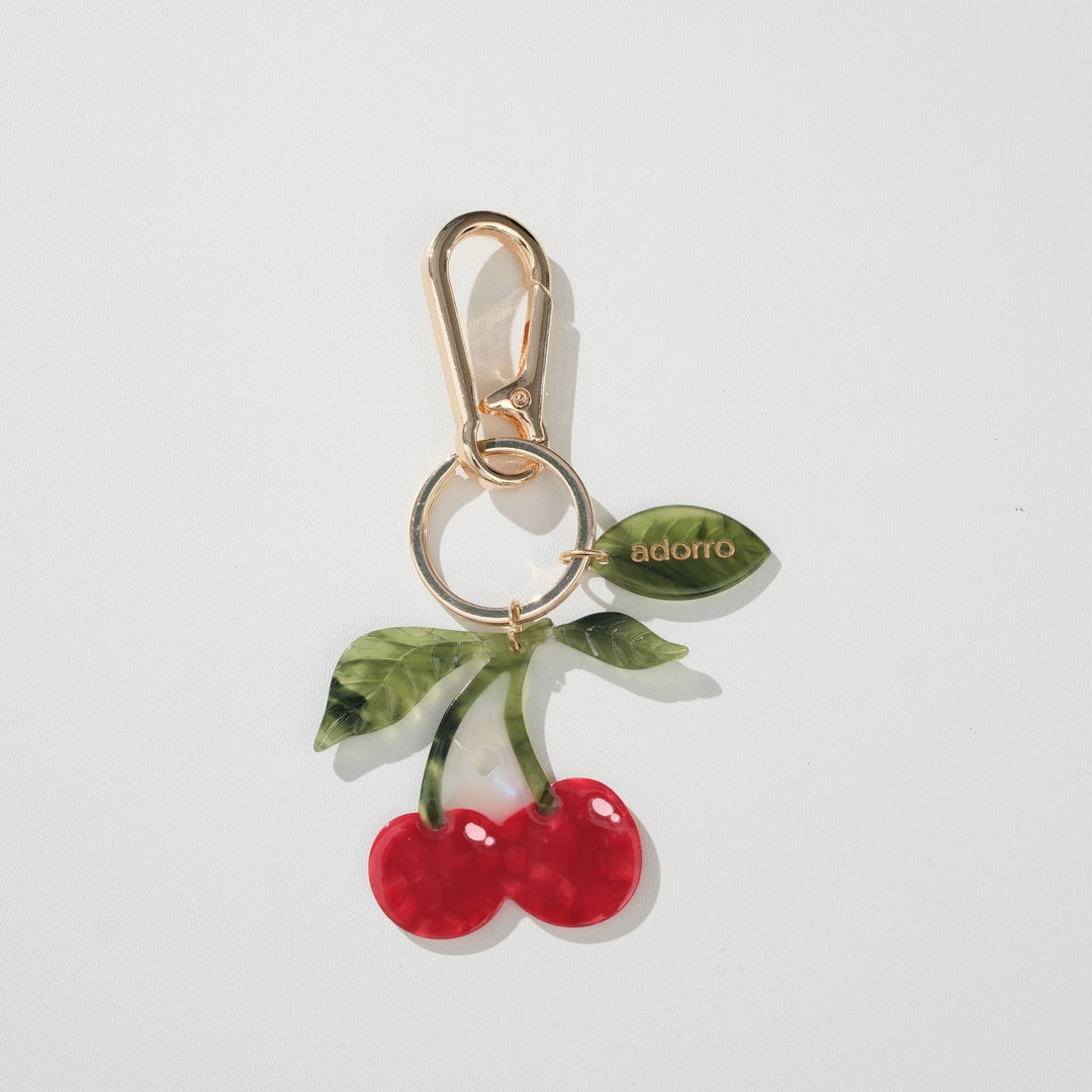 Cherry Bag Charm Keychain