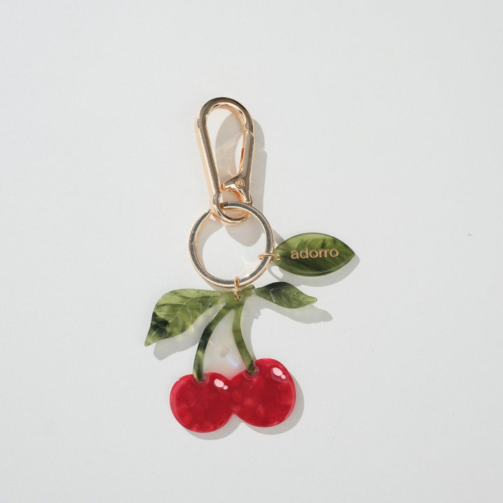 Cherry Bag Charm Keychain