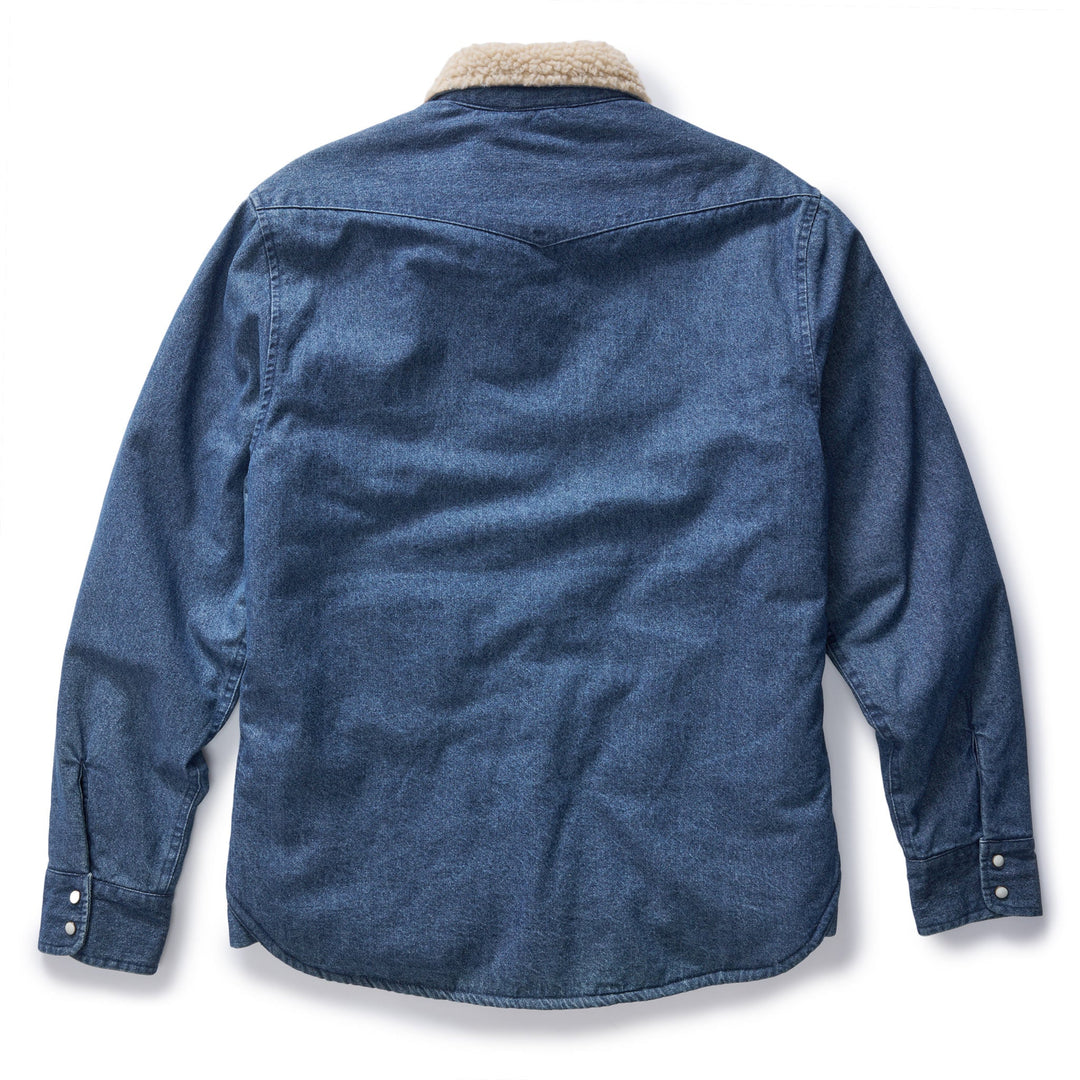 The Western Shirt Jacket | Washed Indigo