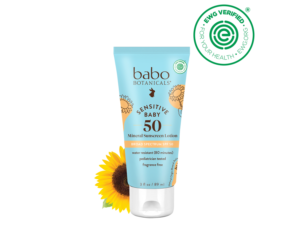 Sensitive Baby Mineral Sunscreen Lotion | SPF50