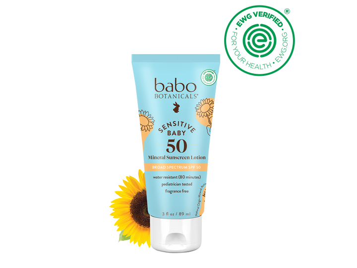 Sensitive Baby Mineral Sunscreen Lotion | SPF50