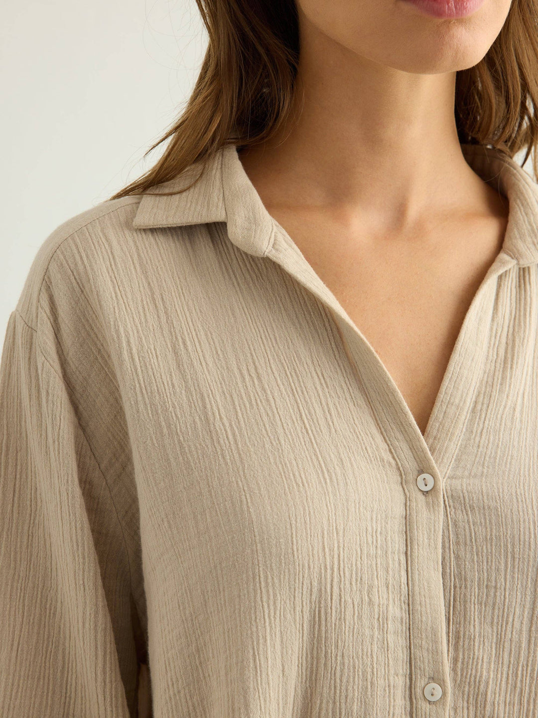 Close up of a Woman wearing The Handloom&