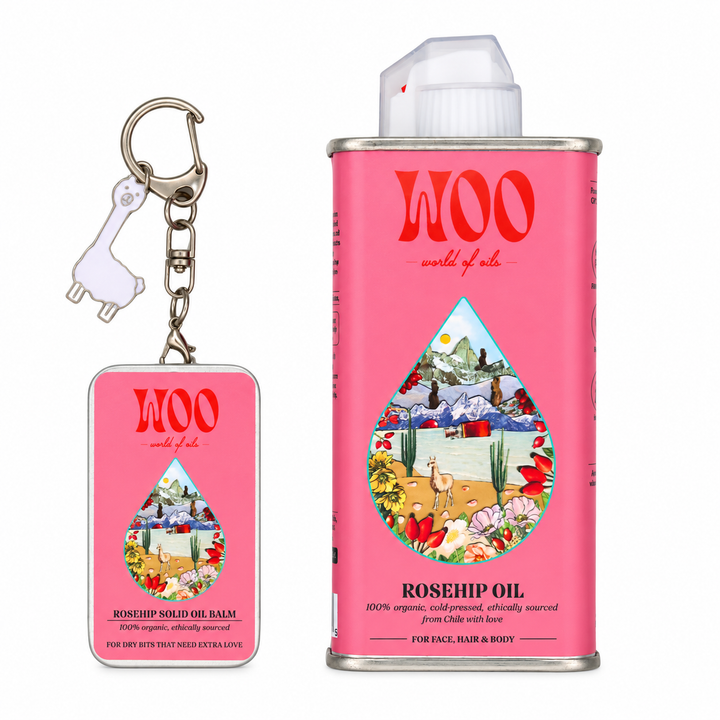 WOO Rosehip Oil + Solid Oil Balm Bundle
