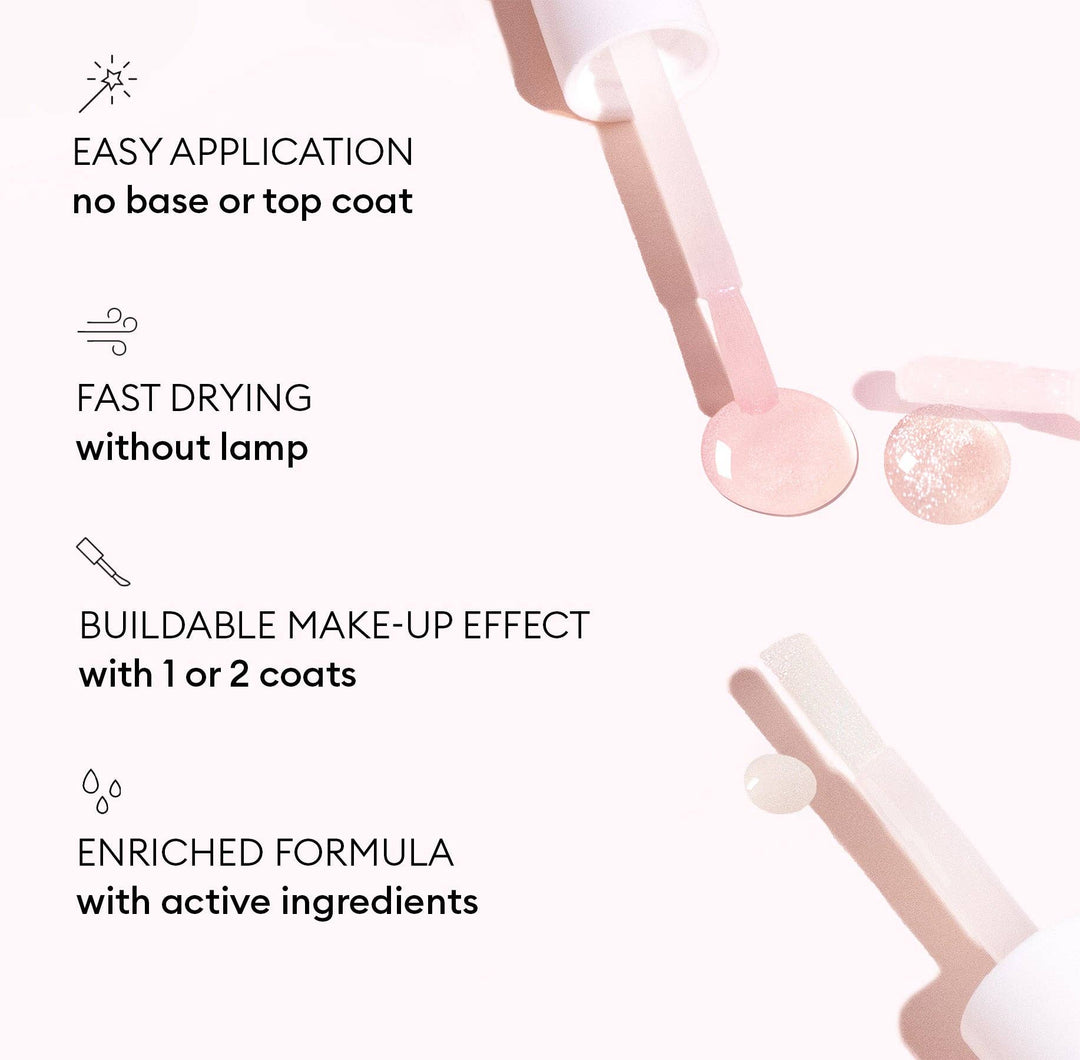 Plump benefits listed on a white background