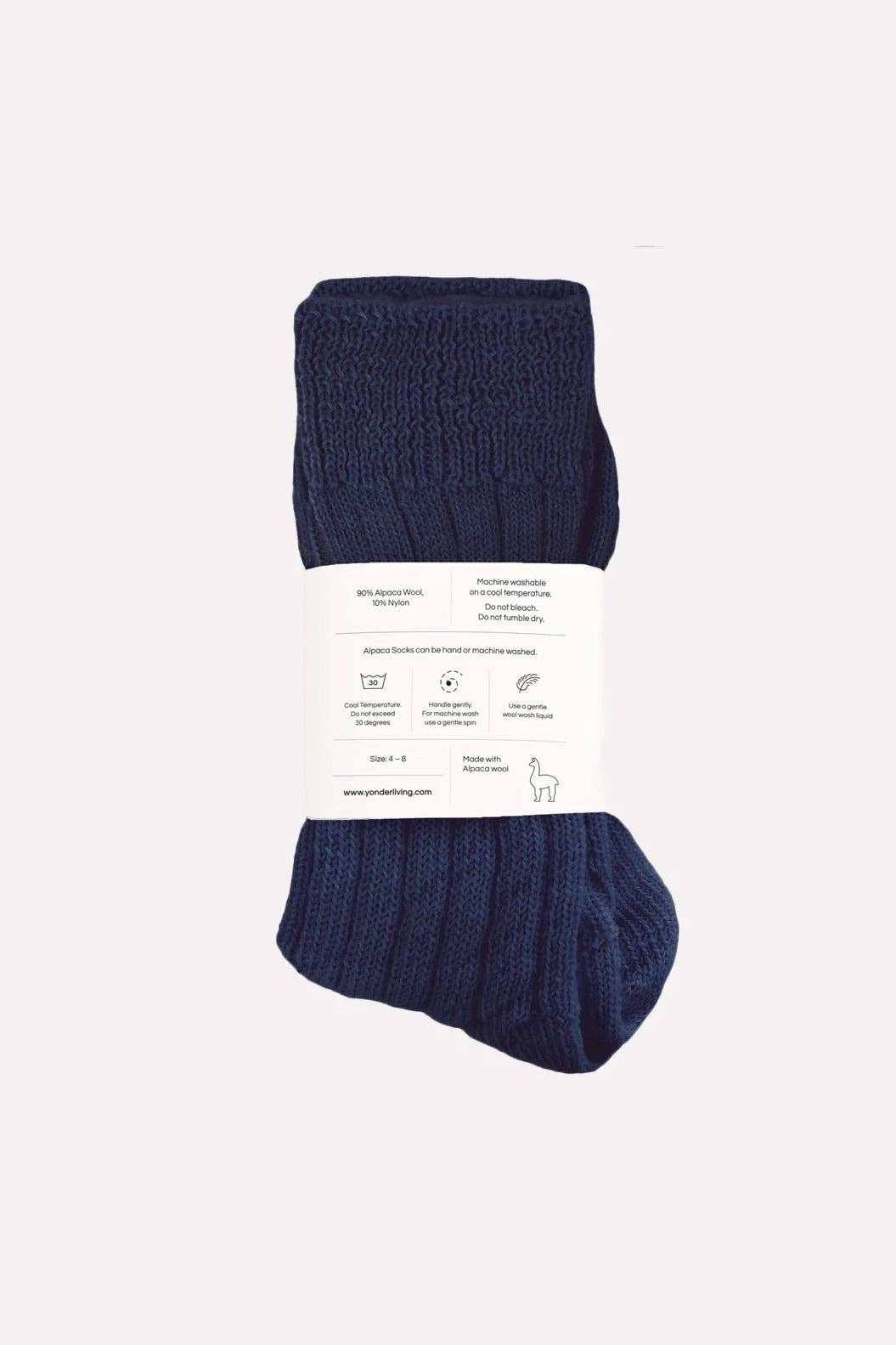 Alpaca Bed Socks | Midnight - Echo Market