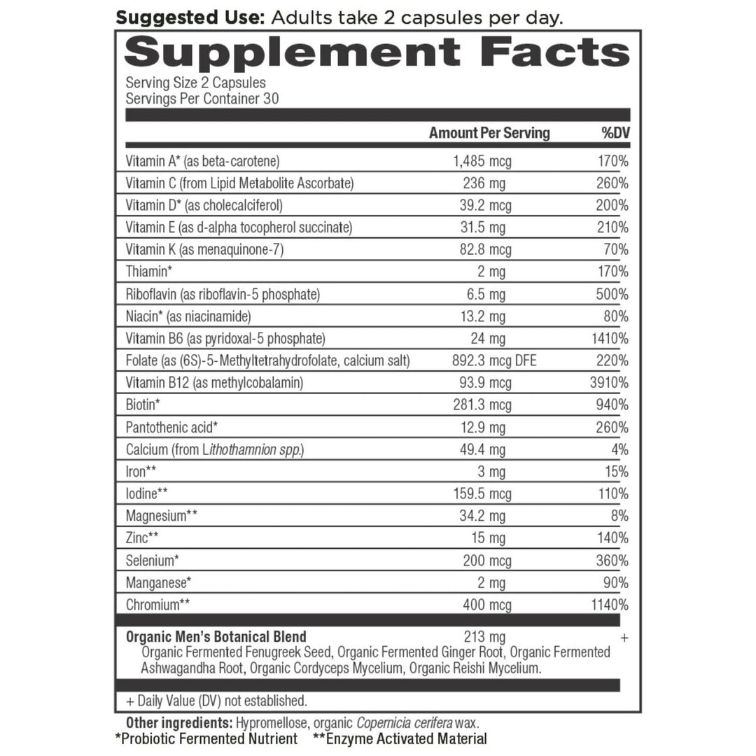 Ancient Multivitamin Men's Fermented TCM Once Daily - Echo Market