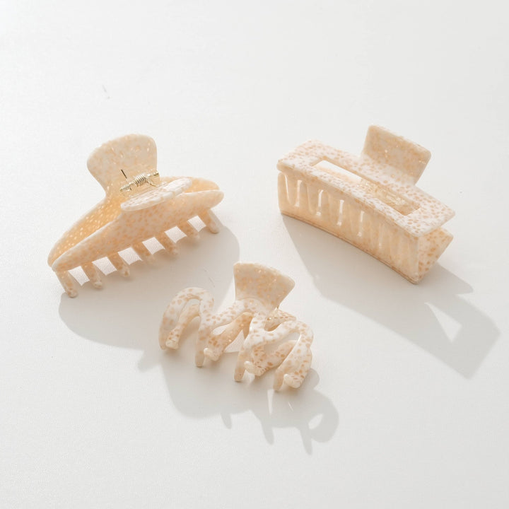 Apricot Crème | Small/Medium Claw Clips - Echo Market